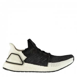Image of adidas UltraBoost 19 Mens Running Shoes - Black/White/Gry
