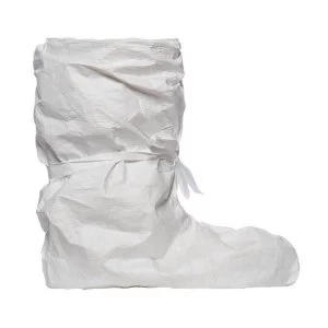 Image of Tyvek POBA Overboots Slip Retardant White 100 Pairs