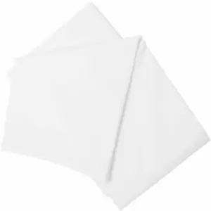 Image of Belledorm Brushed Cotton Flat Sheet (Double) (White) - White