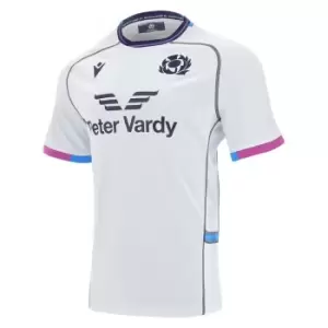 Image of Macron Scotland Alternate Rugby Shirt 2021 2022 Junior - White