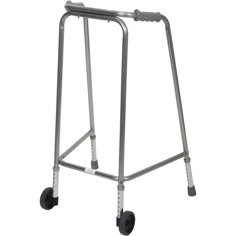 Image of Loops Lightweight Aluminium Walking Frame with Wheels - 870 to 970 Height Extra Large Multi