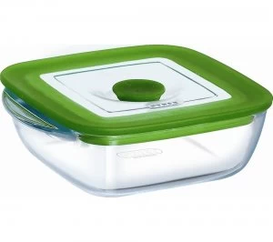 Image of Pyrex 23 x 15cm Rectangular Dish with Lid Clear