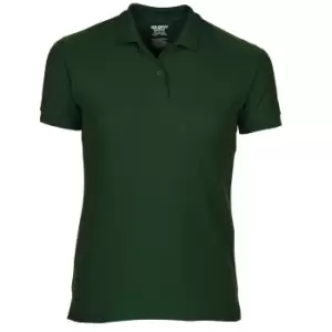 Image of Gildan DryBlend Ladies Sport Double Pique Polo Shirt (S) (Forest Green)