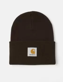 Image of Carhartt-WIP Watch Beanie Hat - Dark Umber Brown