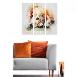 Image of MDF3749561 Multicolor Decorative MDF Painting (3 Pieces)