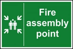 Image of Fire Assmbly Point Sign-Alum. Composite
