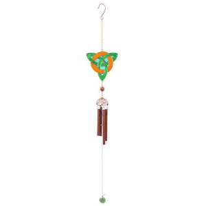 Image of Orange and Green Pendant Windchime