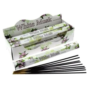 Image of White Musk (Pack Of 6) Stamford Hex Incense Sticks