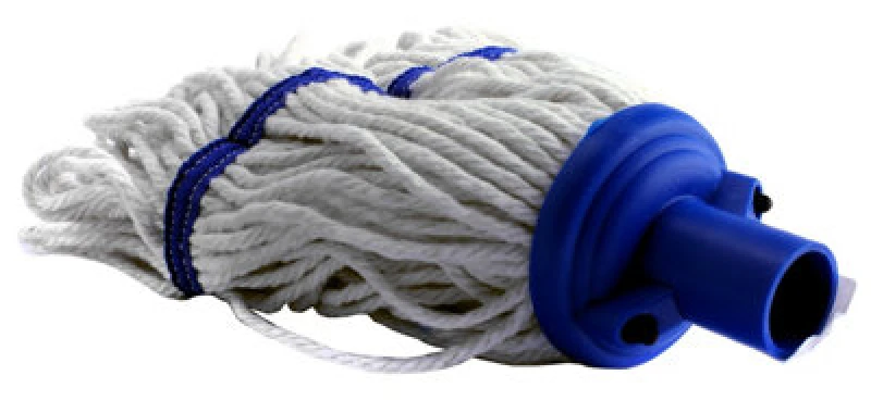 Image of Contico Cnt00707 200 G Mop Head Screws On Handle, Pack Of 1, Blue