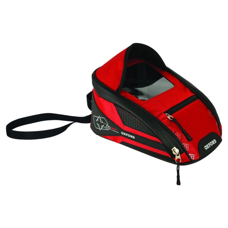Image of Oxford M2R Motorcycle Mini Tank Bag Red Red