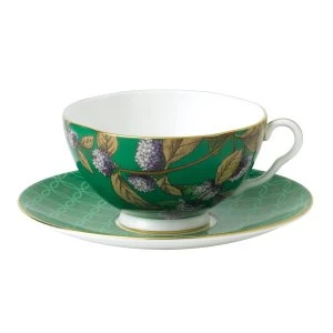 Image of Wedgwood Tea Garden Green Tea Mint 2 Piece Set Green