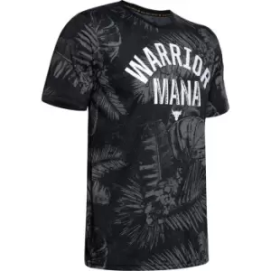 Image of Under Armour Rock Print T Shirt Mens - Black
