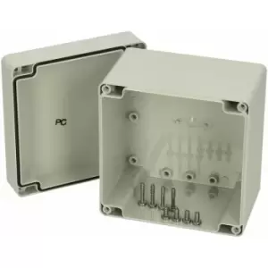 Image of 7032680 pc 12x12x10cm Enclosure, pc Opaque cover - Fibox