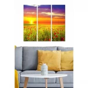 Image of MDF108571562 Multicolor Decorative MDF Painting (3 Pieces)