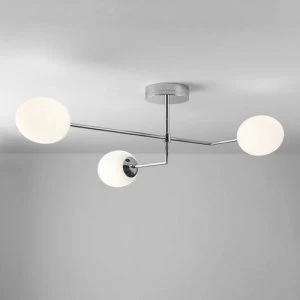 Image of LED 1 Light Bathroom Ceiling Light Polished Chrome IP44