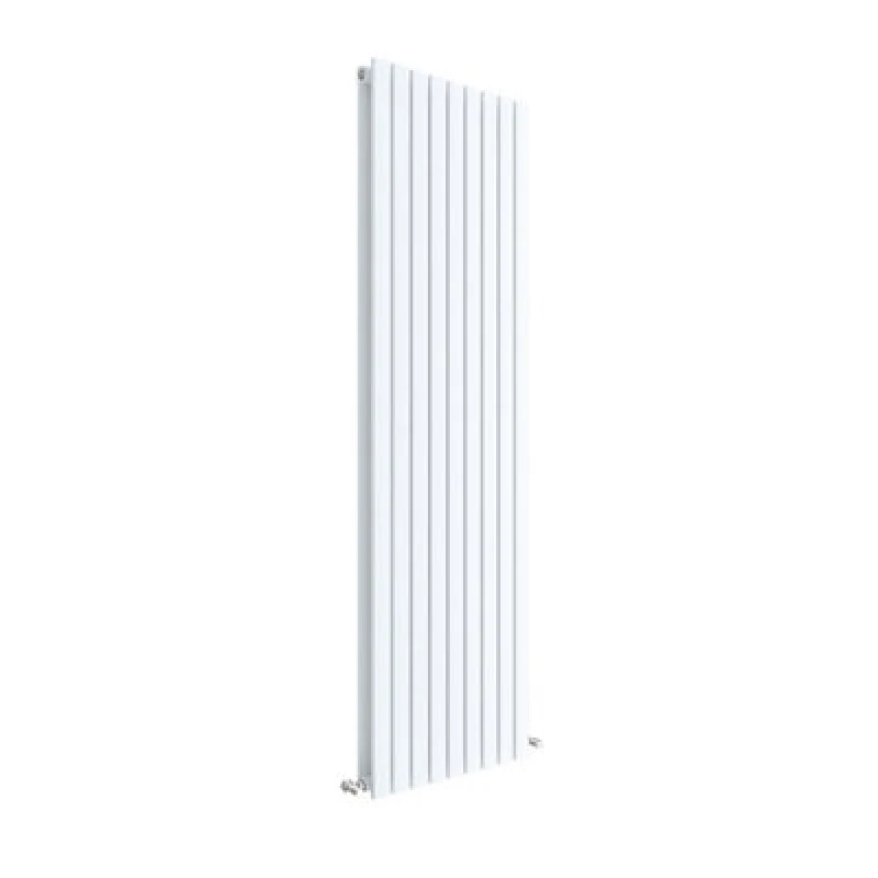 Image of Balterley Square Vertical Double Panel Radiator 5810 BTU Satin White 1800x 528mm White