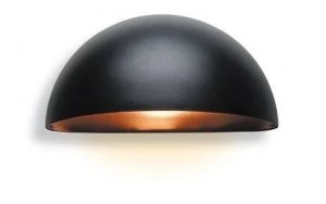 Image of 1 Light Outdoor Wall Light Black IP44, E27