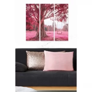 Image of MDF3243339 Multicolor Decorative MDF Painting (3 Pieces)