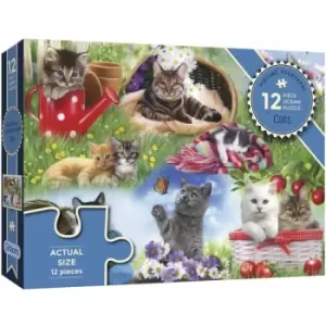 Image of Cats Jigsaw Puzzle - 12 Pieces