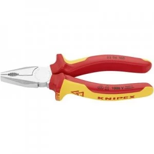 Image of Knipex 03 06 160 VDE Comb pliers 160 mm DIN ISO 5746, DIN EN 60900