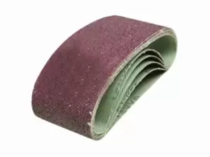 Image of Silverline 171121 Sanding Belts 75 x 457mm 5pk 40 Grit