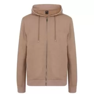 Image of Boss Boss Seeger Fleece Hoodie - Brown