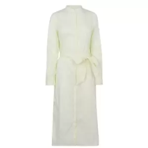 Image of Boss Defelize Shirt Dress Womens - Yellow