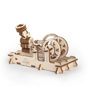Image of Pneumatic Engine UGears 3D Wooden Model Kit