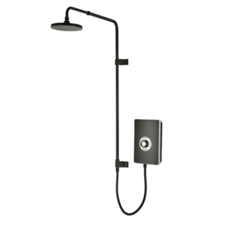 Image of Triton Showers Triton Collection UNIQ Electric Shower Matt 9.5kW in Black RECOLUN93