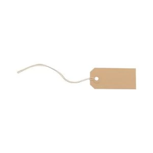 Image of Strung Tags 70mm x 35mm Buff 1 x Pack of 1000