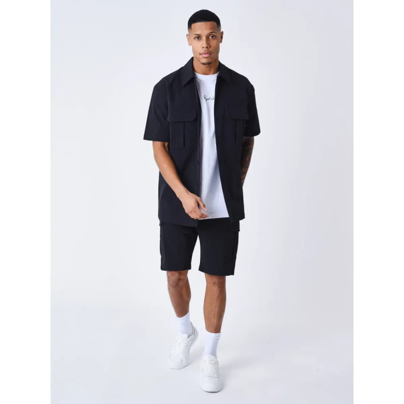 Image of Project X Paris Plain textured shirt Project X Paris Noir Male S