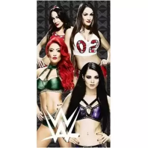 Image of Divas Beach Towel (One Size) (Multicoloured) - Multicoloured - WWE