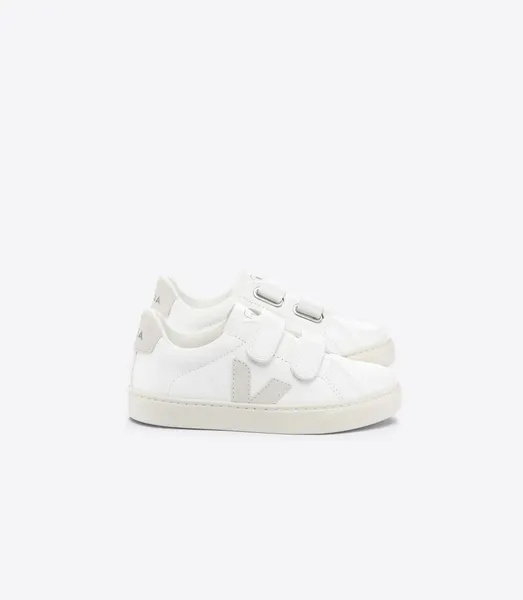 Image of VEJA white & beige esplar Toddler trainers White & Beige UK 9.5 (EU 27)