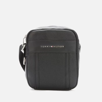 Image of Tommy Hilfiger Mens Downtown Mini Reporter Bag - Black