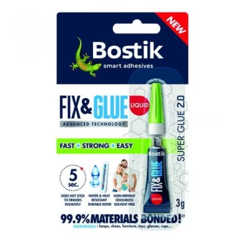 Image of Bostik Fix and Glue Liquid 3g 30614760