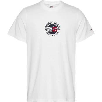 Image of Tommy Jeans Tommy Jeans Timeless 2 T Shirt - White YBR