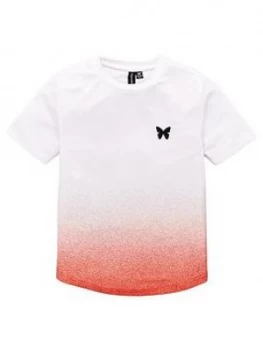 Image of Good For Nothing Boys Speckle Fade Short Sleeve T-Shirt - Red