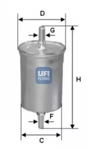 Image of UFI 31.835.00 Fuel Filter Petrol