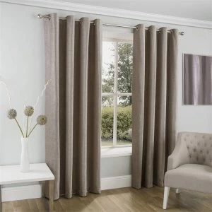 Image of Julian Charles Chenille Curtains - Natural