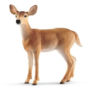 Image of SCHLEICH Wild Life White-Tailed Doe Toy Figure