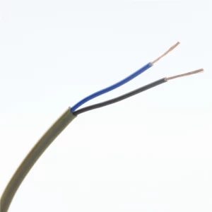 Image of Zexum 0.5mm 2 Core PVC Flex Cable Gold Flat 2192Y - 100 Meter