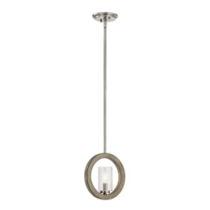 Image of Kichler Grand Bank Wall Light/ Mini-Pendant/ Semi-Flush Antique Grey