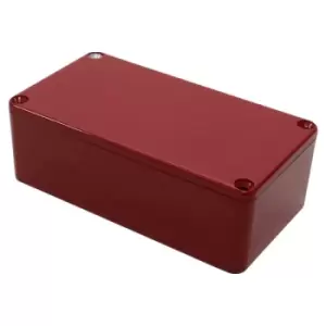 Image of Hammond 1590B2RD Die Cast Stomp Box Red 112 x 60 x 38