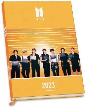 Image of BTS A5 Kalenderbuch 2023 - A5 Diary Calendar Book multicolour