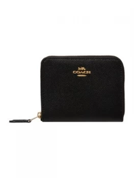 Image of Coach small zip around purse Black