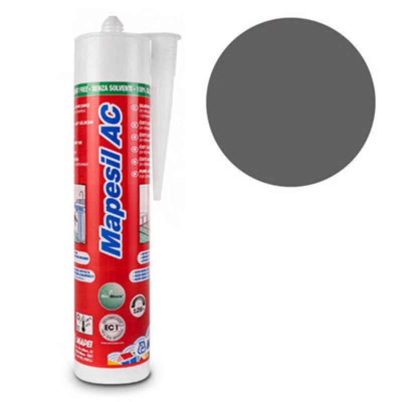 Image of Mapei Mapesil Ac Mould Resistant Silicone 119 London Grey 310Ml