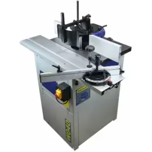 Image of W040 Spindle Moulder with Sliding Beam Carriage & Routing Collet - Charnwood