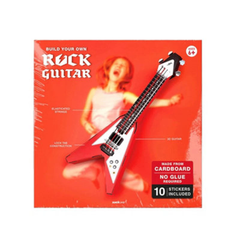 Image of Suck UK Build Your Own Guitar Kit Multi unisex