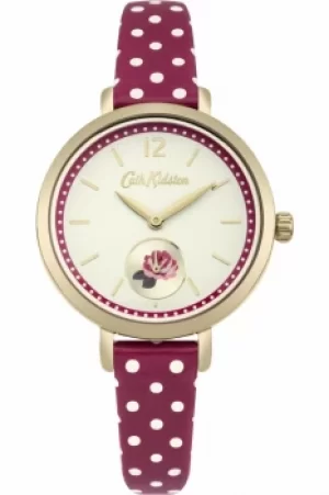 Image of Ladies Cath Kidston Wells Rose Berry Spot Watch CKL036RG
