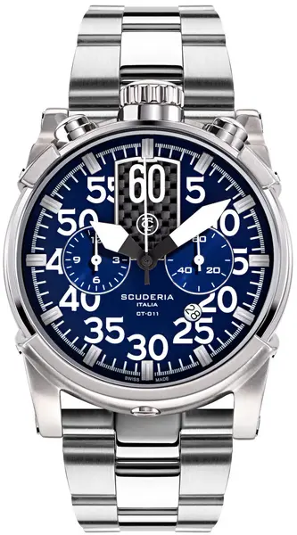 Image of CT Scuderia Watch Bullet Head Saturno - Blue CTS-070